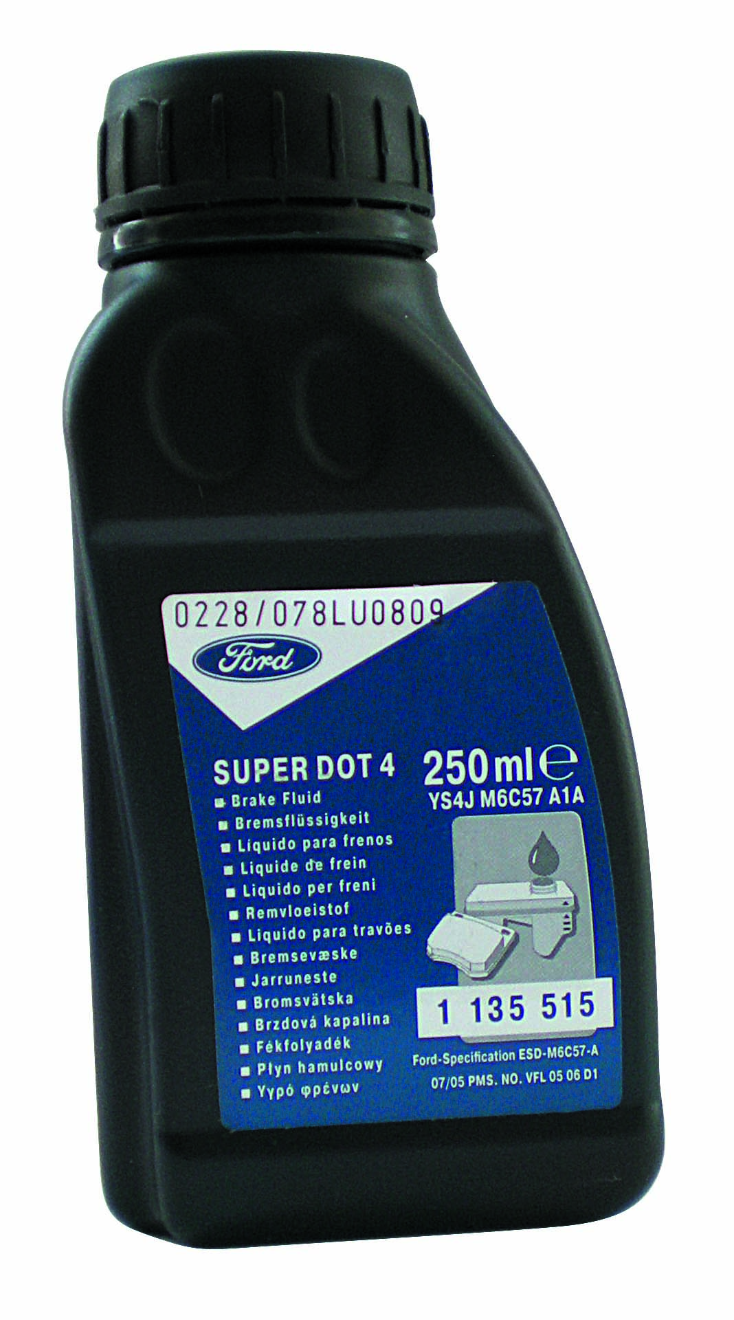 Купить запчасть FORD - 1135515 Тормозная жидкость Super DOT 4, 0.25л