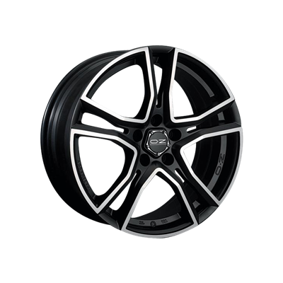 Купить запчасть OZ - WHS027970 Adrenalina 17/8 ET45 Matt black + diamond cut