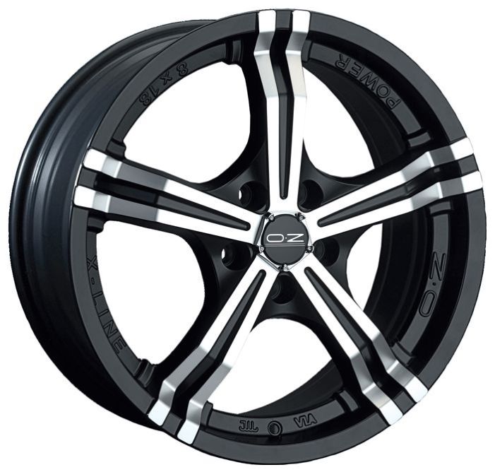 Купить запчасть OZ - WHS056896 Power 15/6,5 ET18 Matt black + diamond cut